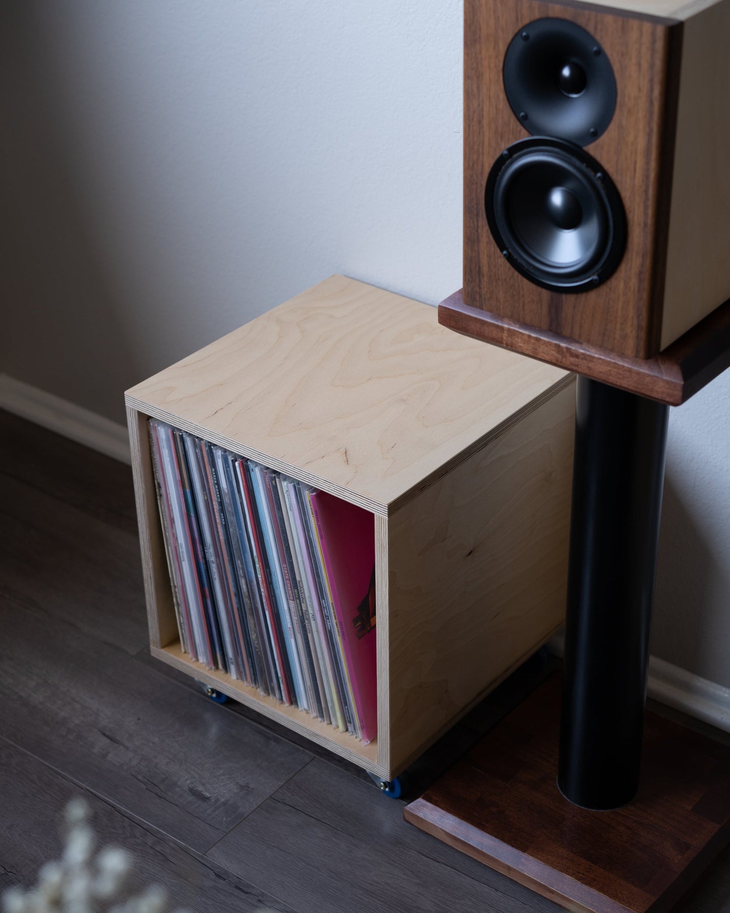 Birch Record Cube